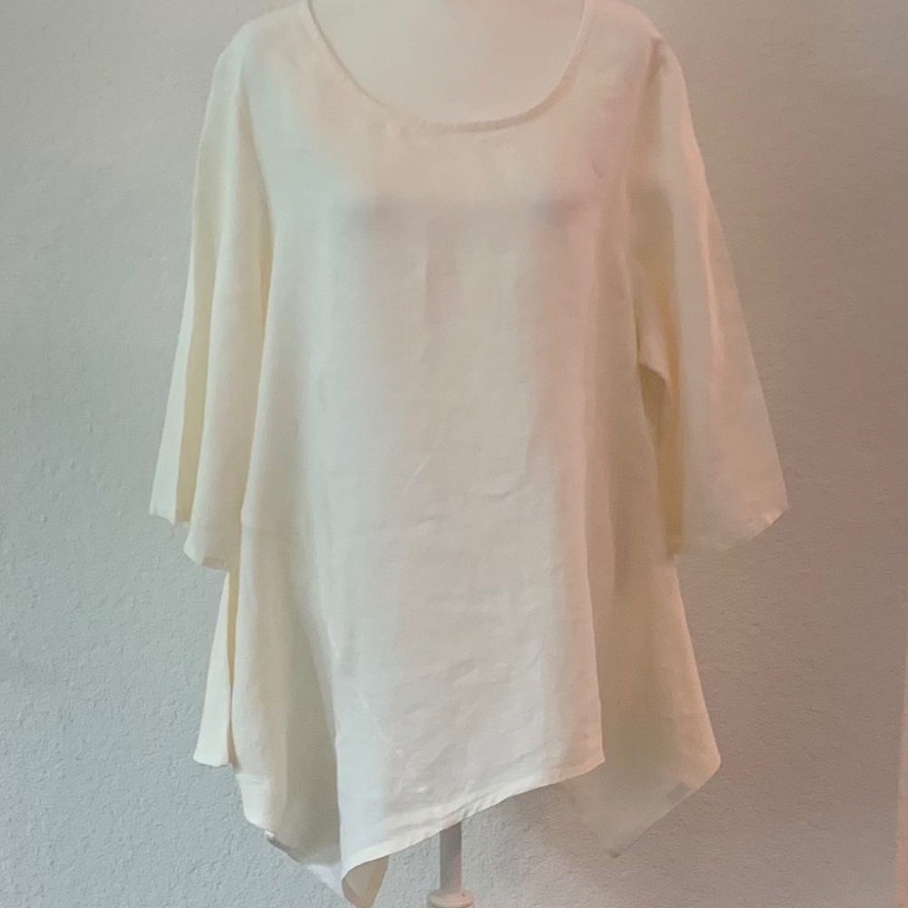 Bryn Walker Linen Short Sleeve Tunic
